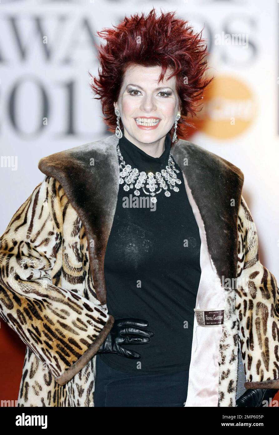 Cleo Rocos at the Brit Awards held at the O2 Arena. London, UK. 2/15/11 ...