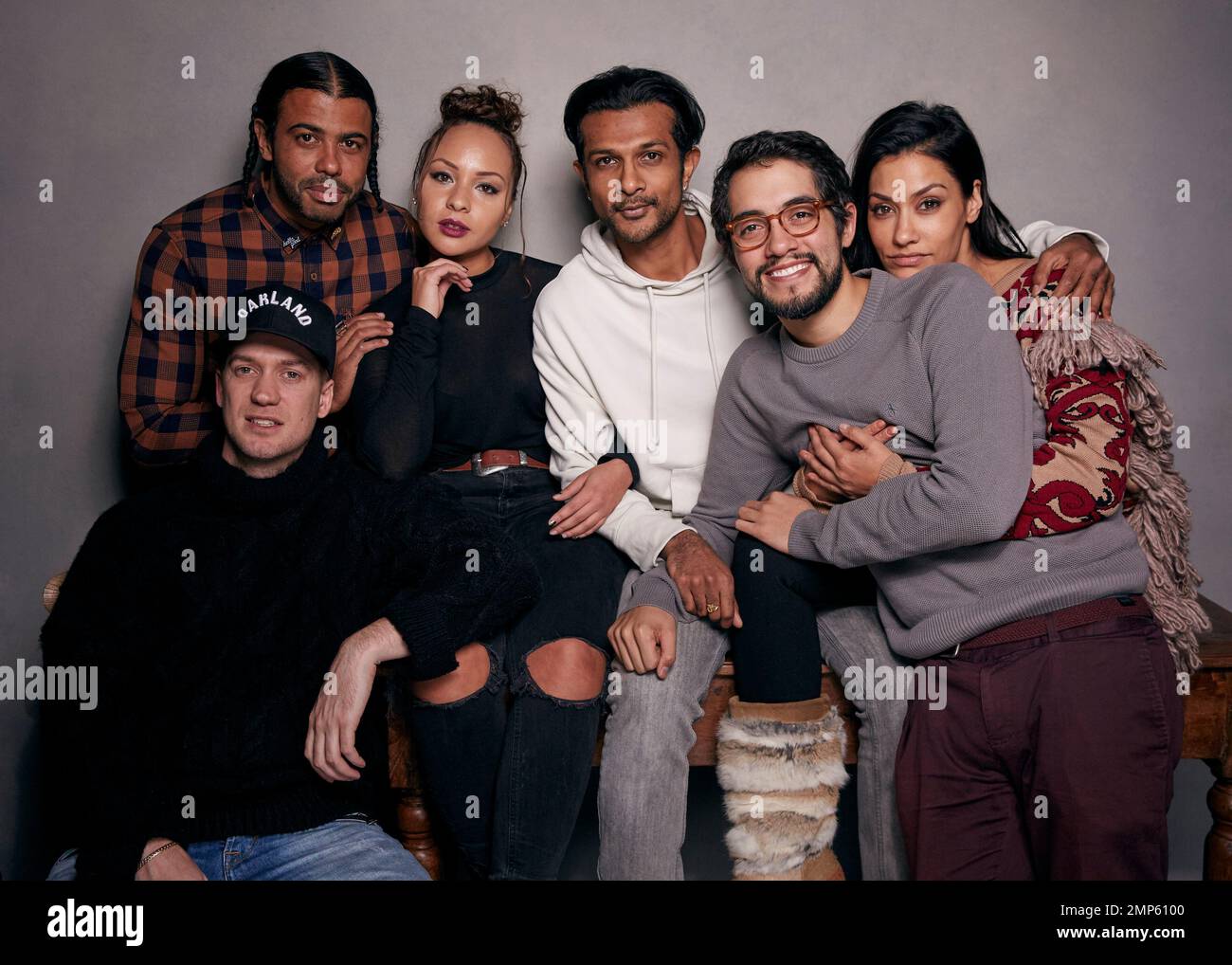 Daveed Diggs, from left, Rafael Casal, Jasmine Cephas Jones, Utkarsh