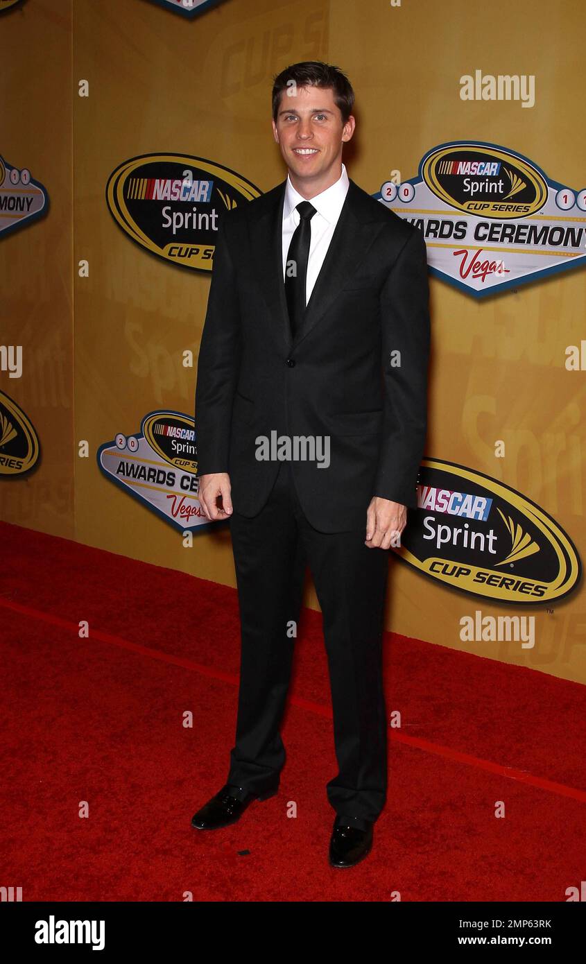 Denny Hamlin attends the 2011 NASCAR Sprint Cup Series Awards Ceremony held at the Wynn Resort & Casino. Las Vegas, NV. 2nd December 2011. Stock Photo
