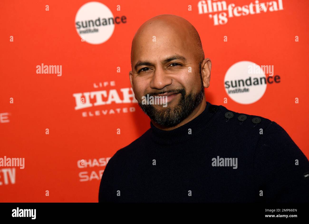 Ajay Naidu, a cast member in “The Kindergarten Teacher,” poses at the