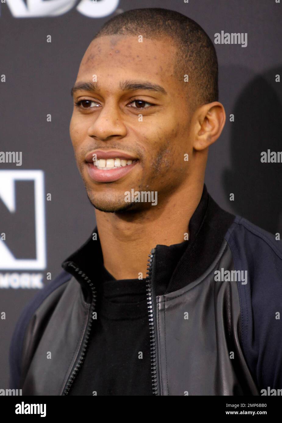 NFL Player Victor Cruz arriving at the Cartoon Network's "Hall Of Game