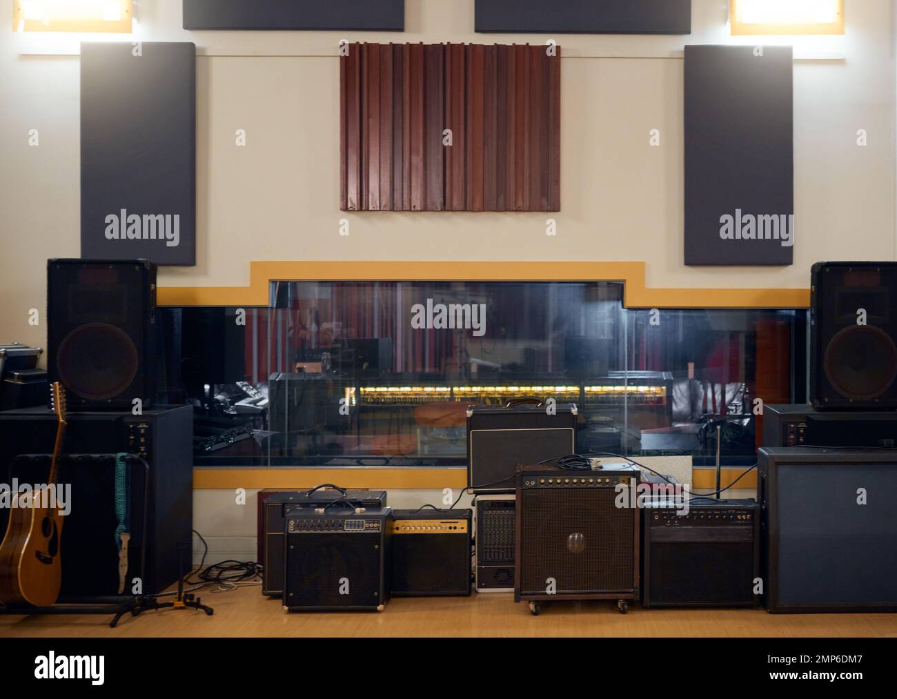 Recording studio, music and musical equipment for broadcast, radio or