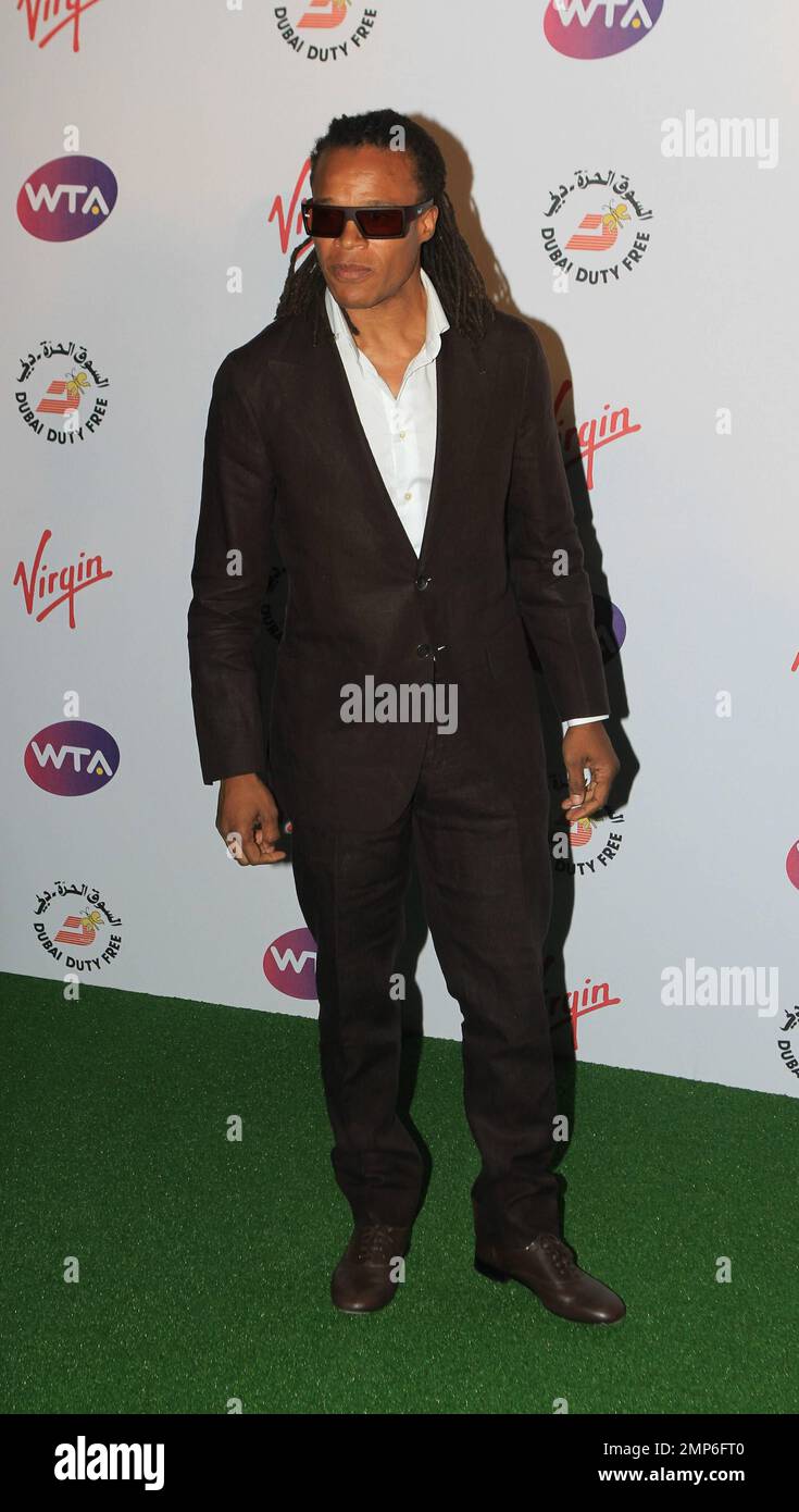 Edgar Davids at the PreWimbledon Party held at Kensington Roof Gardens in London, UK. 21st June