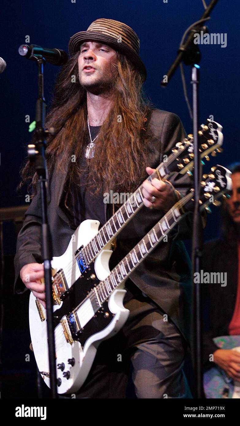 Singer Bo Bice performs as part of the 40 Years Ago Today concert at the Seminole Hard Rock