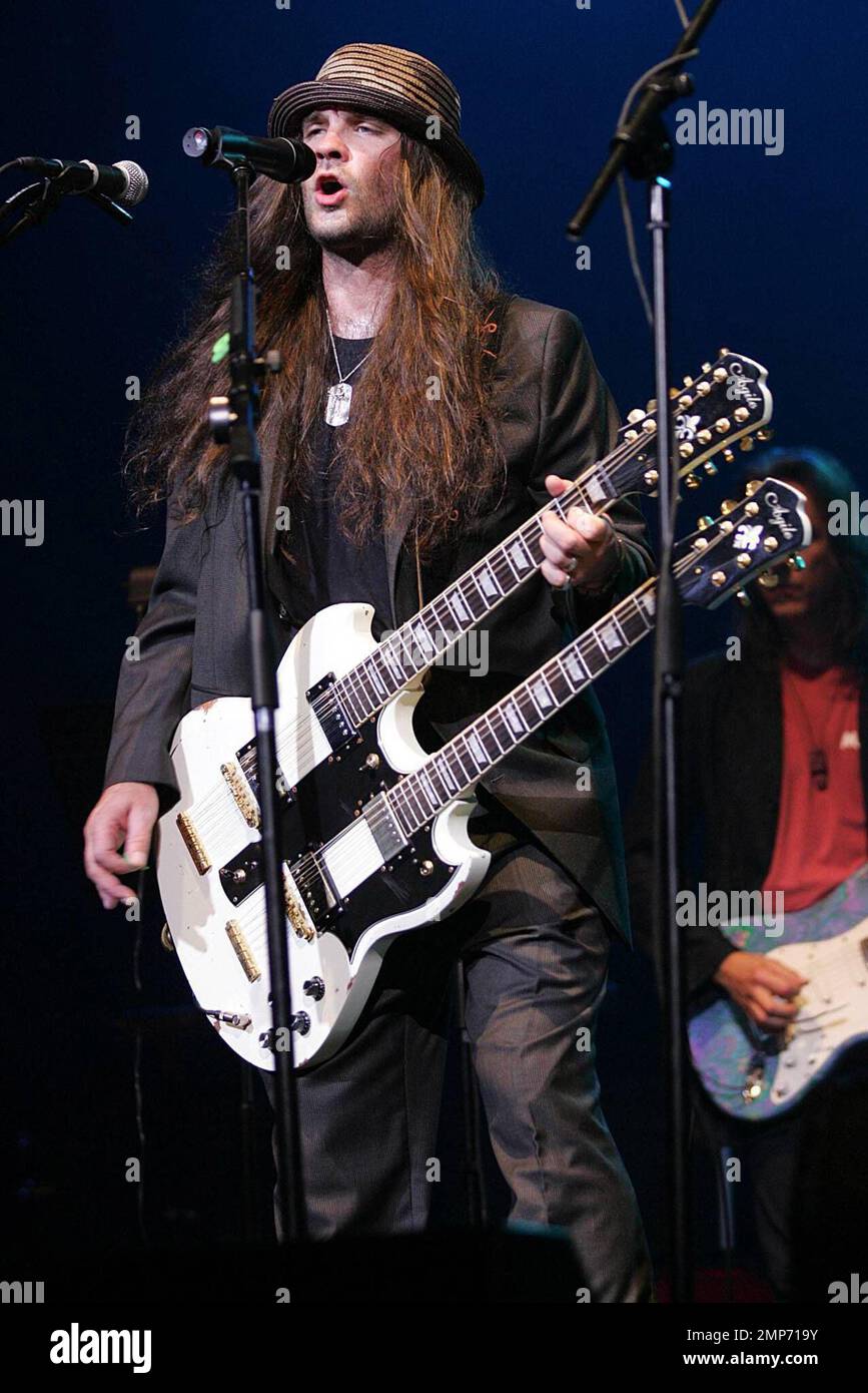 Singer Bo Bice performs as part of the 40 Years Ago Today concert at the Seminole Hard Rock