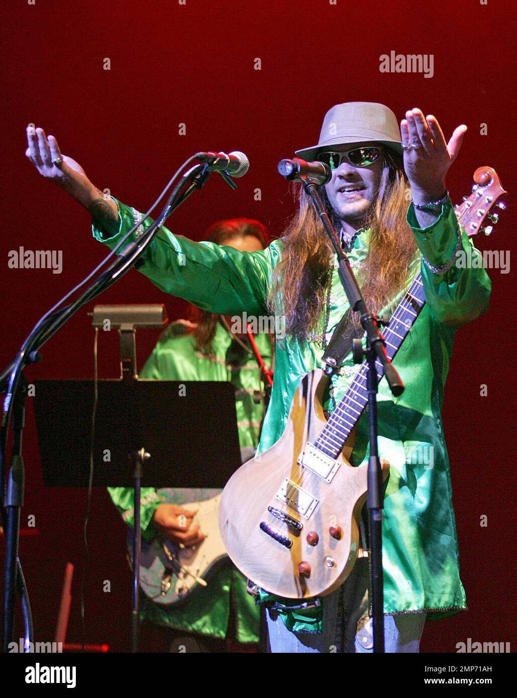 Singer Bo Bice performs as part of the 40 Years Ago Today concert at