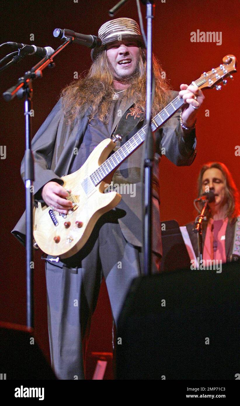 Singer Bo Bice performs as part of the 40 Years Ago Today concert at the Seminole Hard Rock