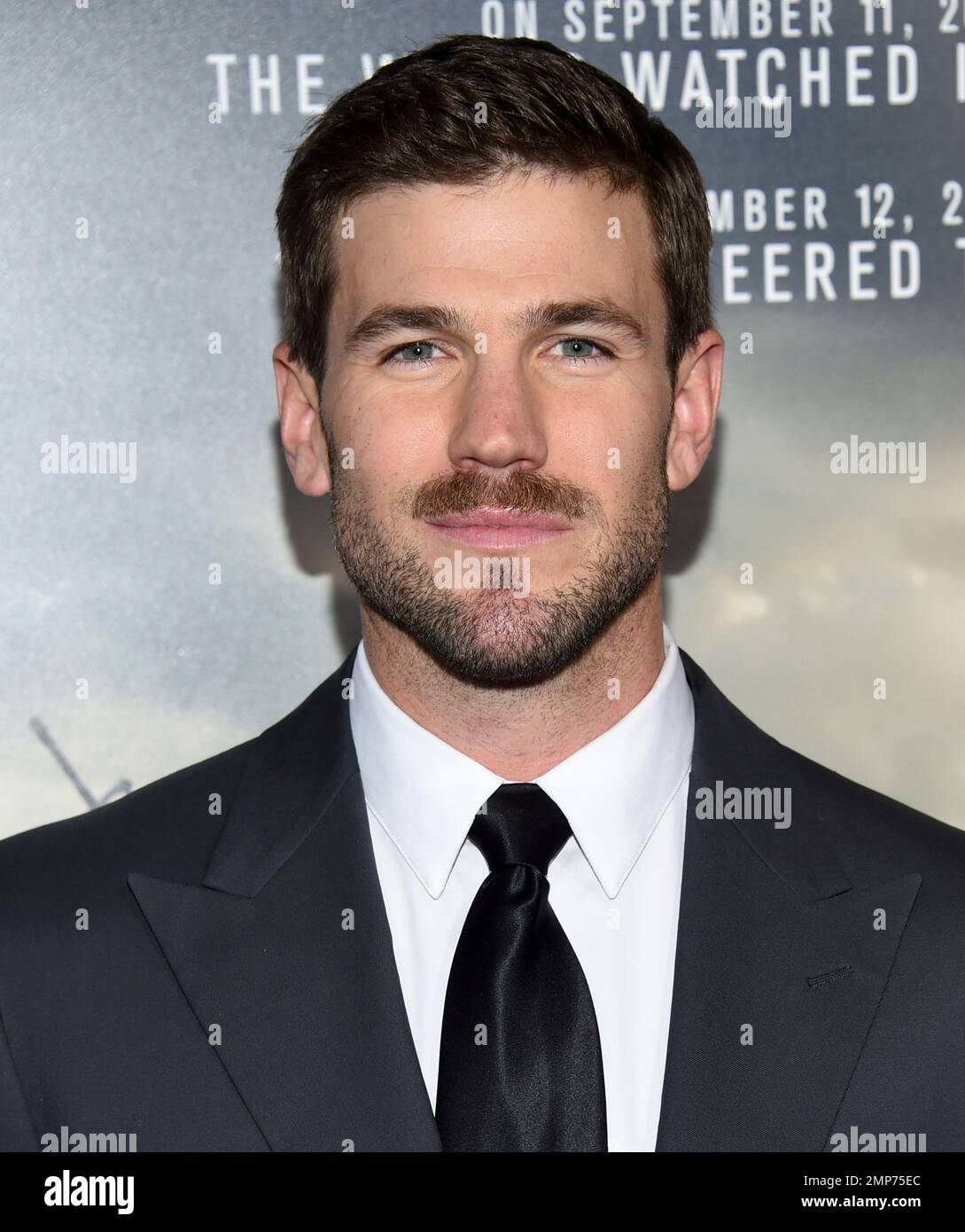Actor Austin Stowell attends the world premiere of "12 Strong" at Jazz