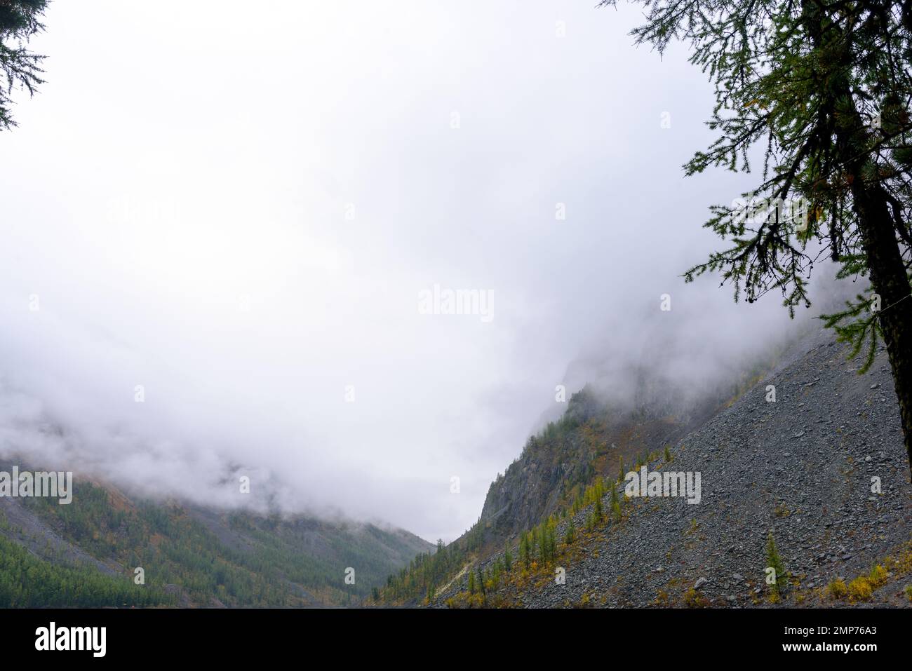 Dense fog in high alpine hi-res stock photography and images - Alamy