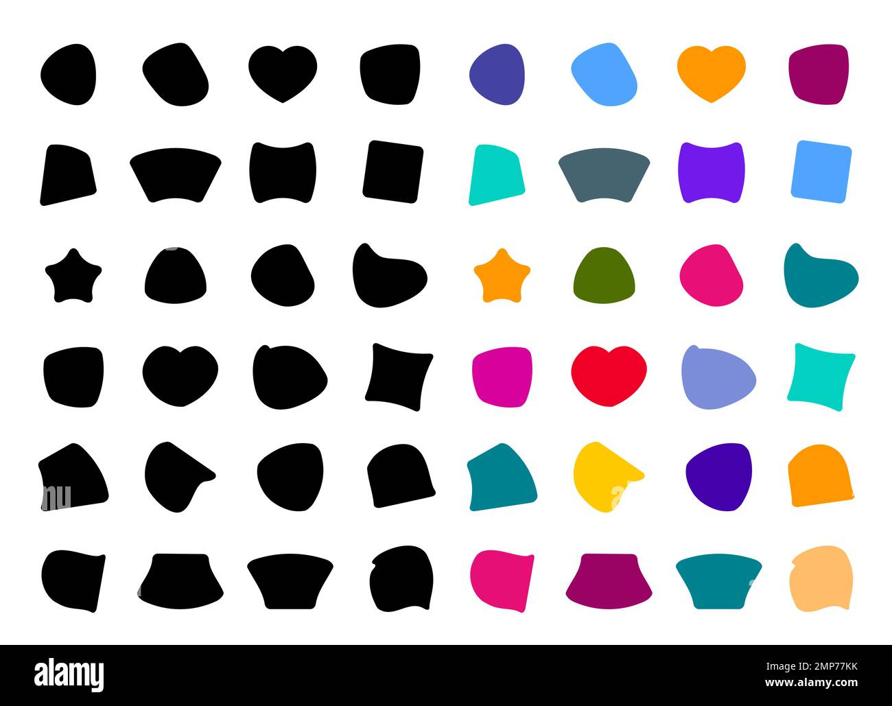 Big set abstract random Stock Vector Images - Alamy