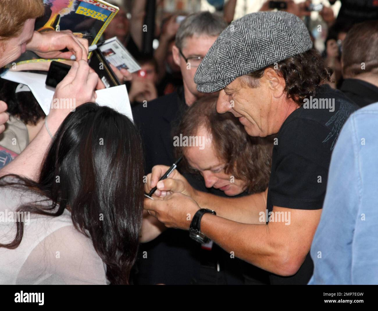 AC/DC band member Brian Johnson at the AC/DC 