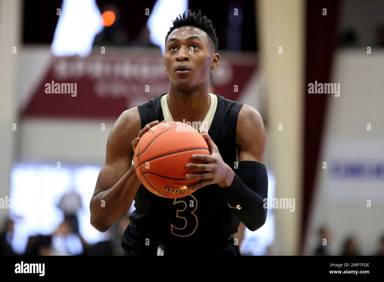 John Carroll's Immanuel Quickley #3 shoots a free throw against Hudson ...