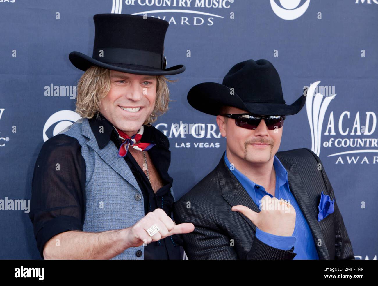 Big Kenny and John Rich of Big & Rich on the red carpet at the 46th Academy of Country Music