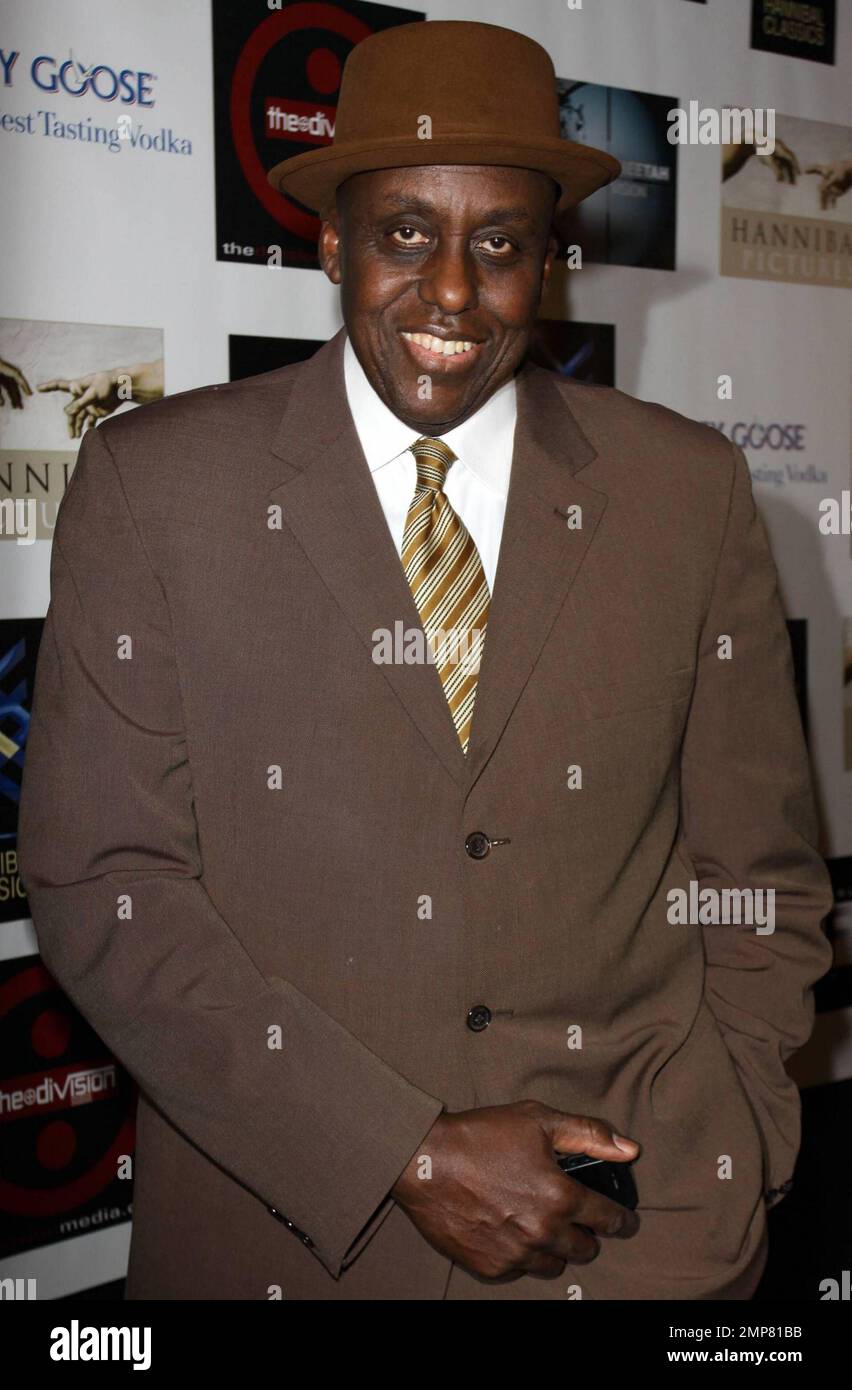 Bill Duke poses on the red carpet at the AFM Blowout Party hosted by Cheetah Vision, Hannibal Pictures/Hannibal Classics and Emmett/Furla Films held at Pier59 Studios in Santa Monica. Los Angeles, CA. 11/05/10. Stock Photo