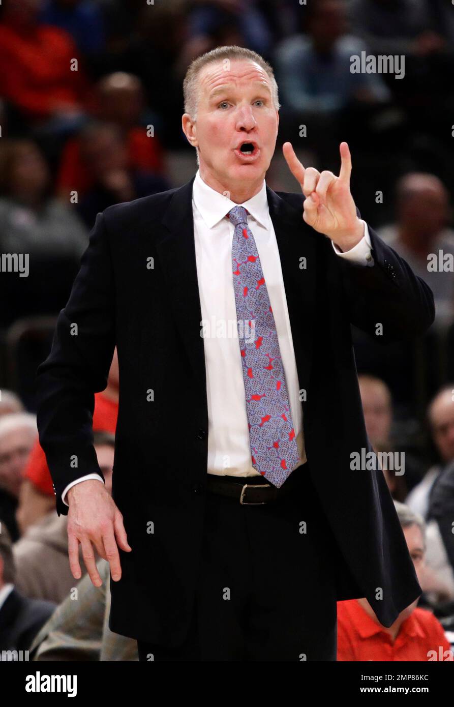 St. John's Coach Chris Mullin Calls Out To His Team During The First ...