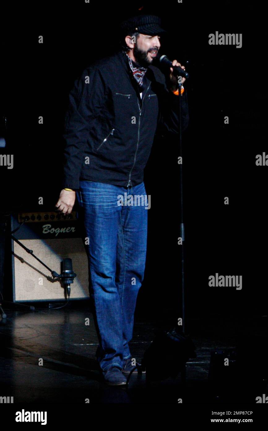 Latin pop singer Alejandro Sanz performs live at The Gibson