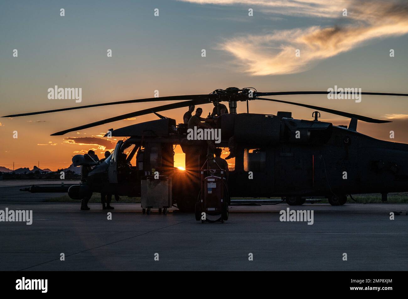 A U.S. Air Force HH-60G Pave Hawk assigned to the 55th Rescue Squadron ...