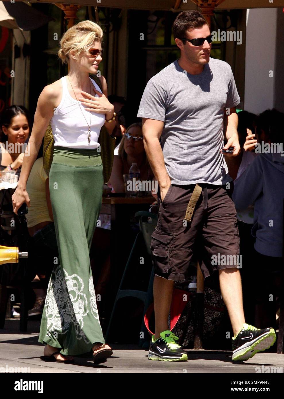 Angel McCord, sister of "90210" actress AnnaLynne McCord, goes braless