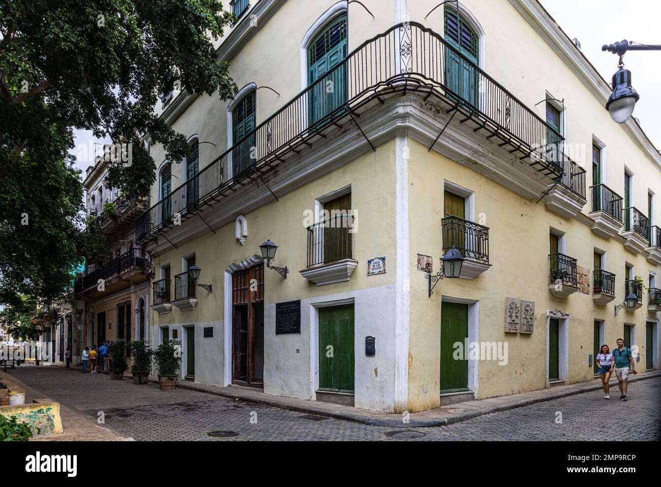 Cuban home of Alexander von Humboldt, Old Havana, Havana, Cuba Stock Photo