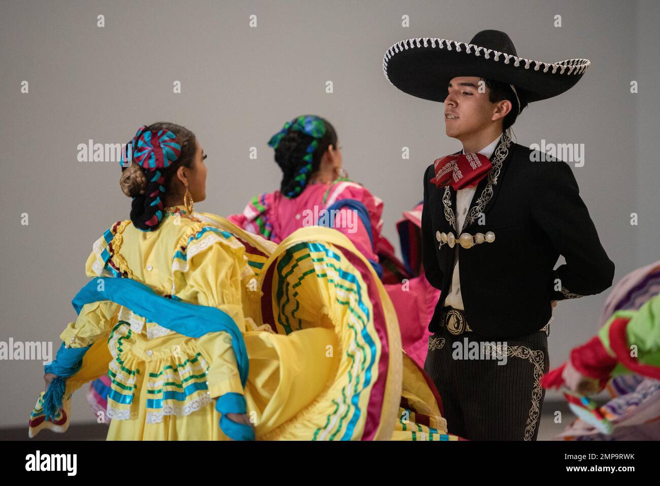 Dancing At Rancho Students from Rancho High School dance during the Hispanic Heritage ...