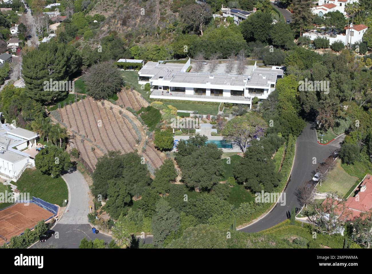 EXCLUSIVE!! Actress Jennifer Aniston is reportedly purchasing this stunning  $22 million love-nest in Bel Air. The 8,500 square foot property is perched  on an estimated 3.25 acre lot high above the exclusive