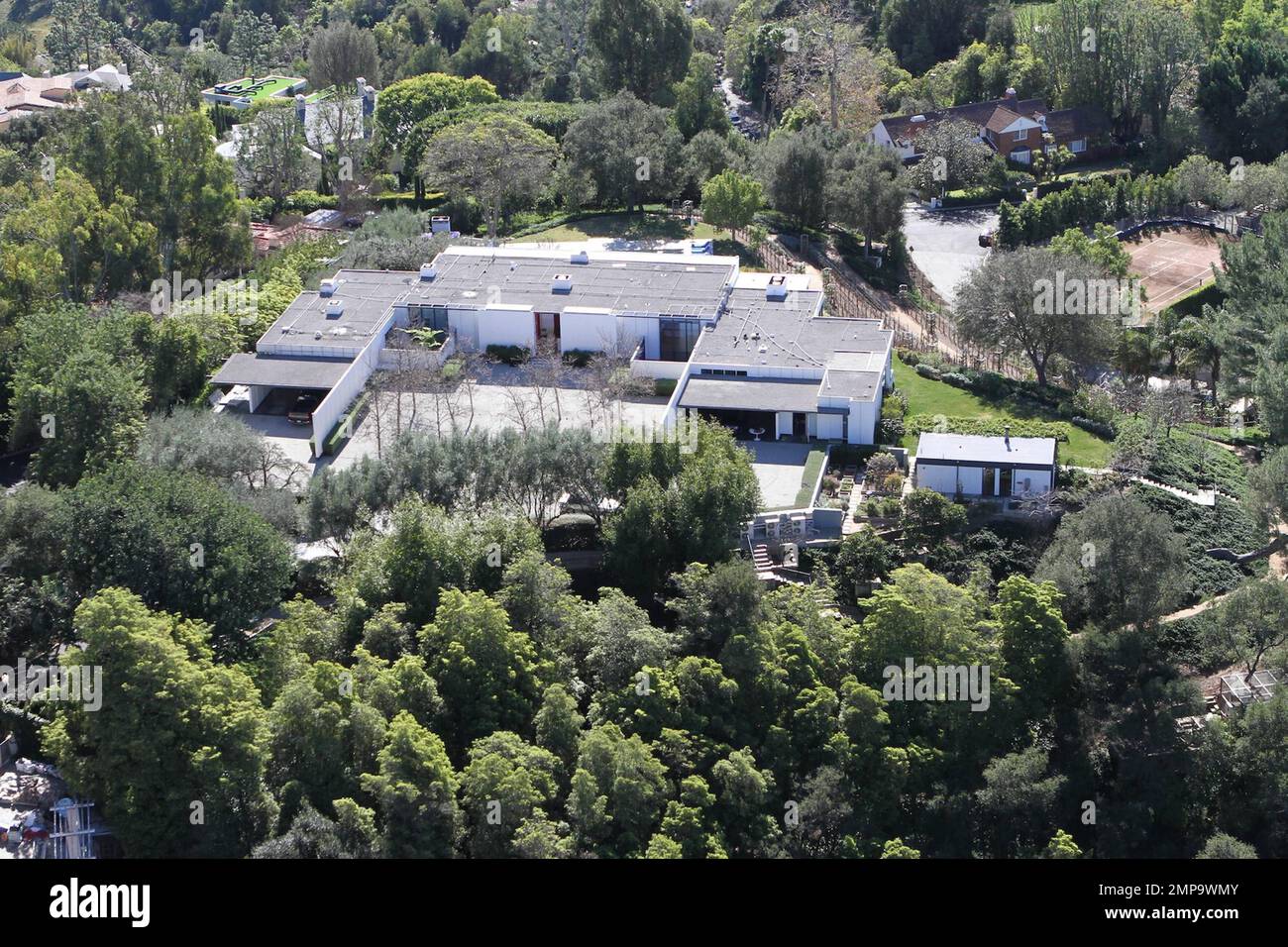 EXCLUSIVE!! Actress Jennifer Aniston is reportedly purchasing this stunning  $22 million love-nest in Bel Air. The 8,500 square foot property is perched  on an estimated 3.25 acre lot high above the exclusive