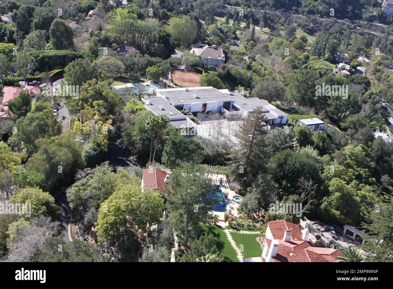 EXCLUSIVE!! Actress Jennifer Aniston is reportedly purchasing this stunning  $22 million love-nest in Bel Air. The 8,500 square foot property is perched  on an estimated 3.25 acre lot high above the exclusive