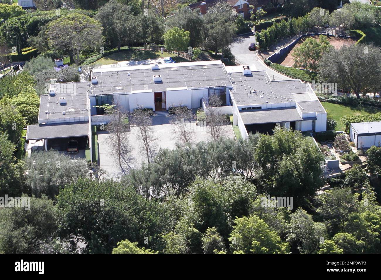 EXCLUSIVE!! Actress Jennifer Aniston is reportedly purchasing this stunning  $22 million love-nest in Bel Air. The 8,500 square foot property is perched  on an estimated 3.25 acre lot high above the exclusive