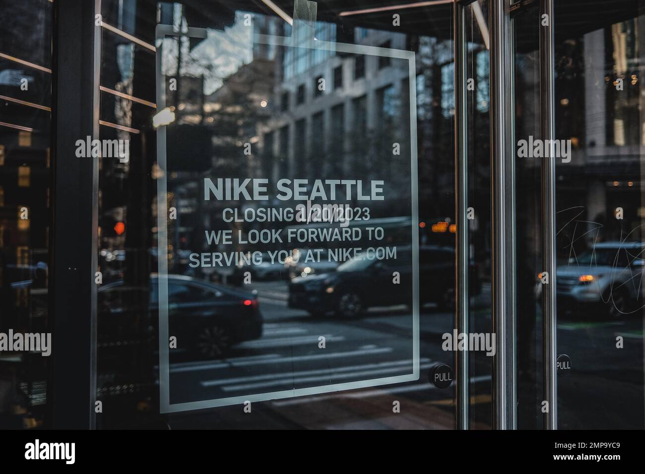 Nike store downtown seattle hi-res photography and images - Alamy
