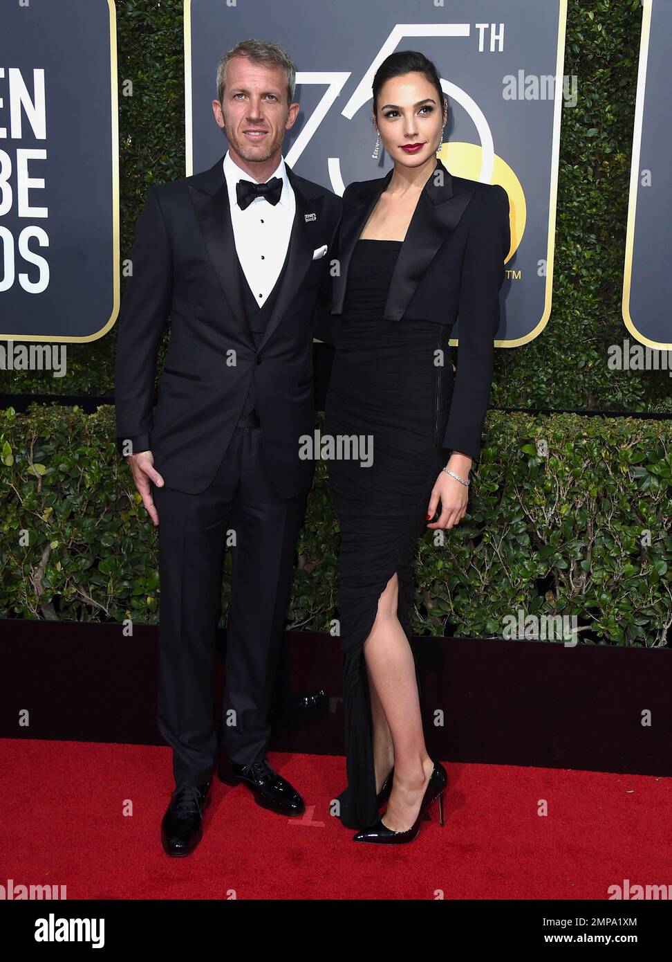 Gal Gadot Right And Yaron Versano Arrive At The 75th Annual Golden Gal Gadot Right And Yaron Versano Arrive At The 75th Annual Golden