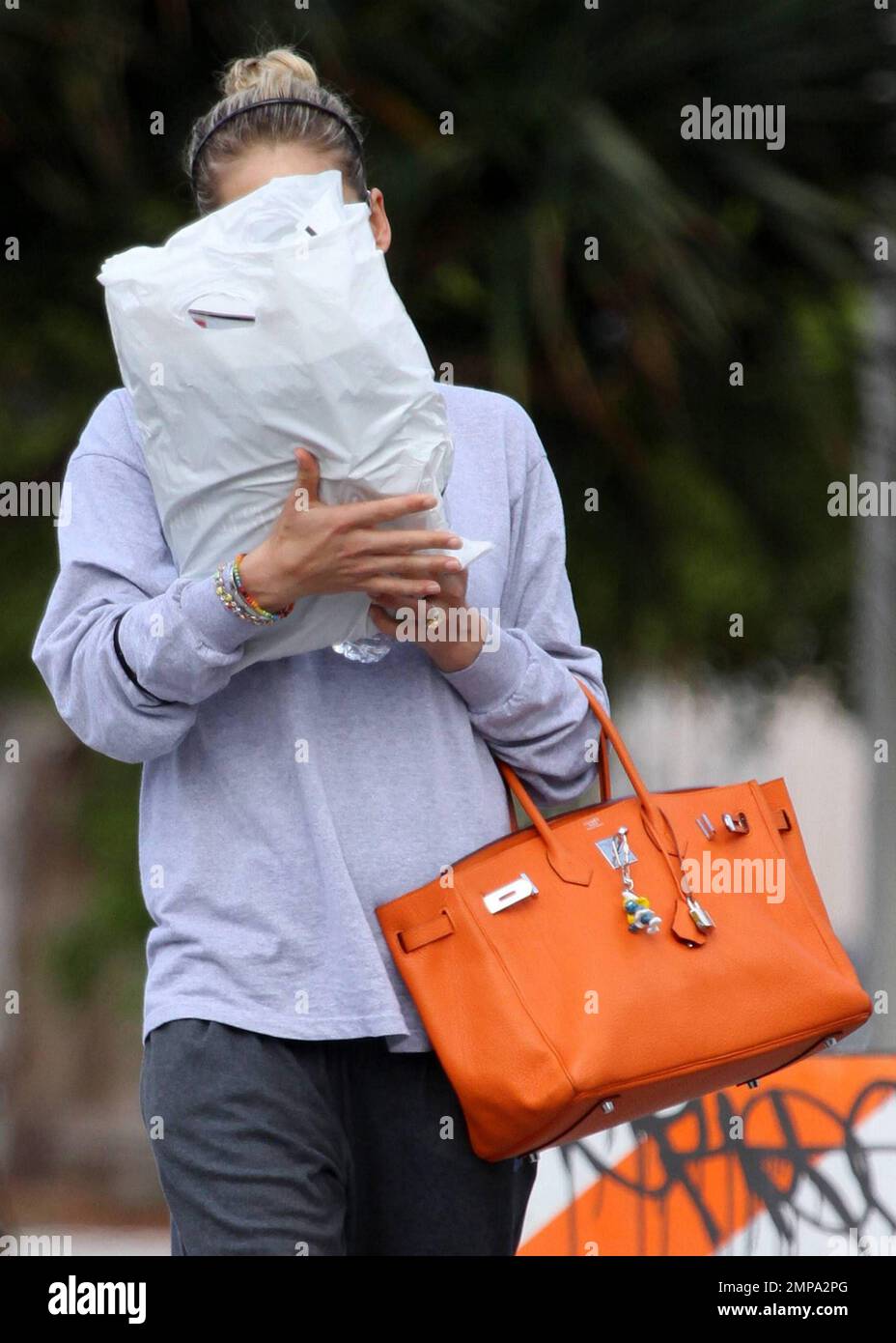celebrity orange birkin bag