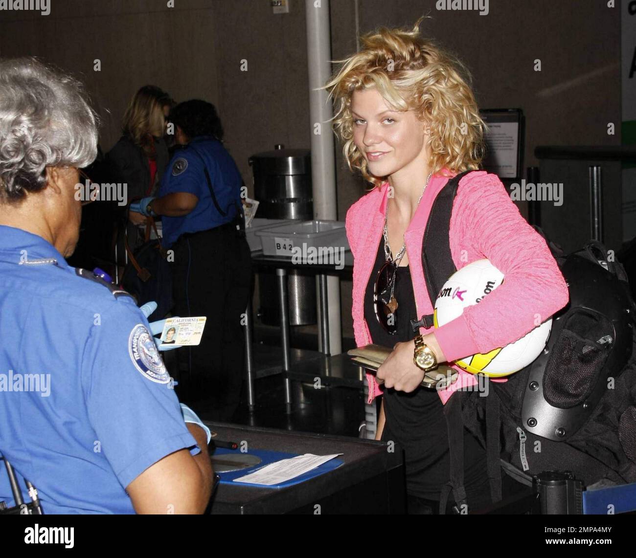 EXCLUSIVE!! Actress sisters AnnaLynne McCord and Angel McCord arrive at