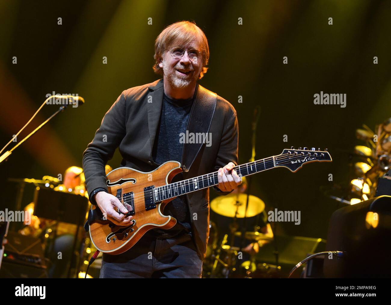Musician Trey Anastasio performs with the Trey Anastasio Band during A