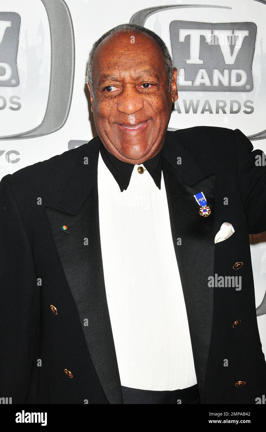 Bill Cosby poses on the red carpet at the 9th Annual TV Land Awards
