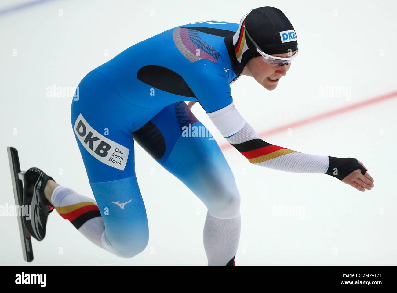 Gabriele Hirschbichler of Germany competes in the women's 1500m race