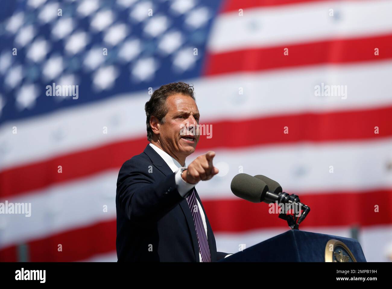 FILE In this Aug. 24, 2017, file photo, New York Gov. Andrew Cuomo
