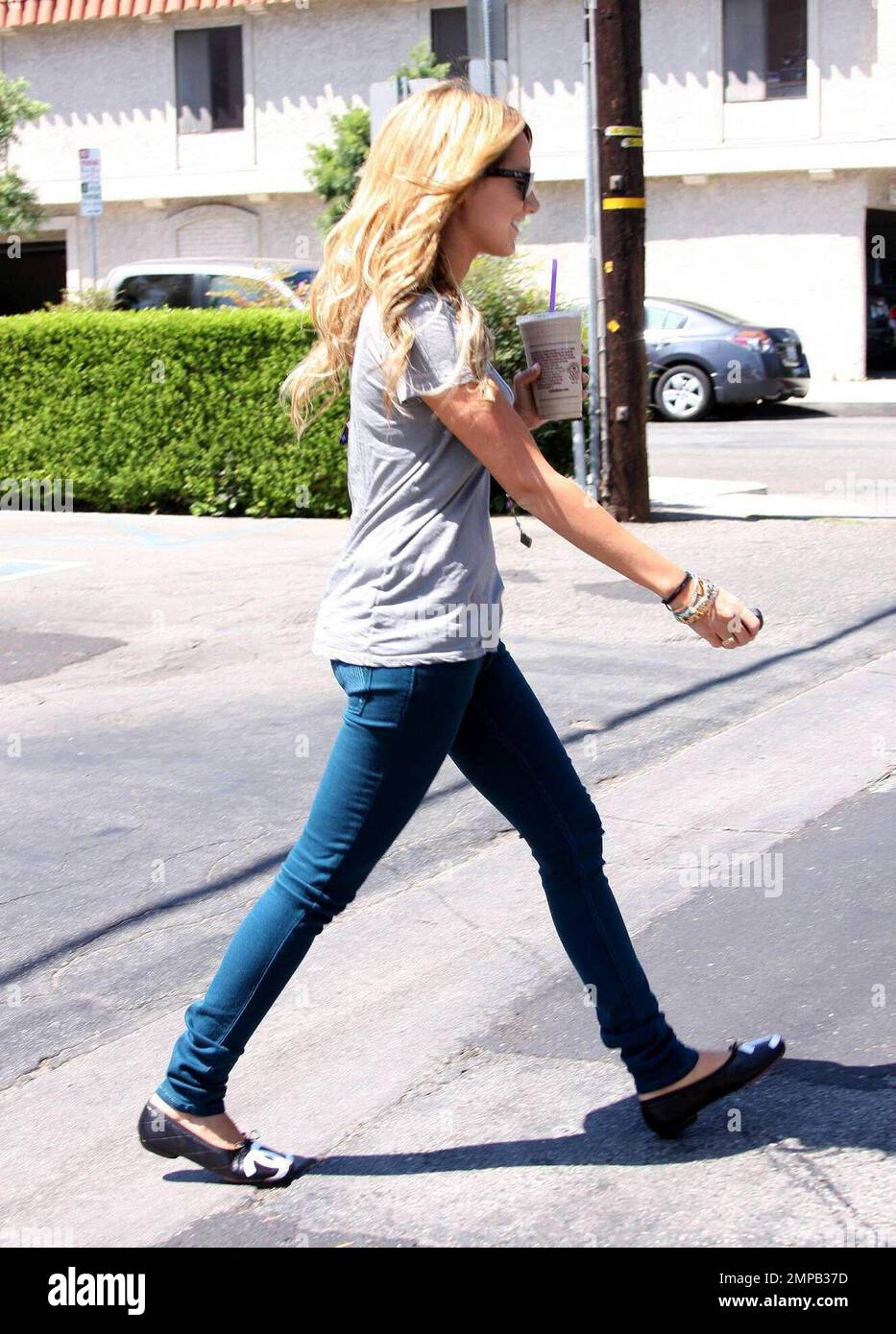 Ashley Tisdale, wearing a stylish pair of Chanel shoes, grabs an iced coffee to go at a Los Angeles coffee shop. Los Angeles, CA. 8/19/08 Stock Photo - Alamy Ashley Tisdale, wearing a stylish pair of Chanel shoes, grabs an iced coffee to go at a Los Angeles coffee shop. Los Angeles, CA. 8/19/08 Stock Photo - Alamy