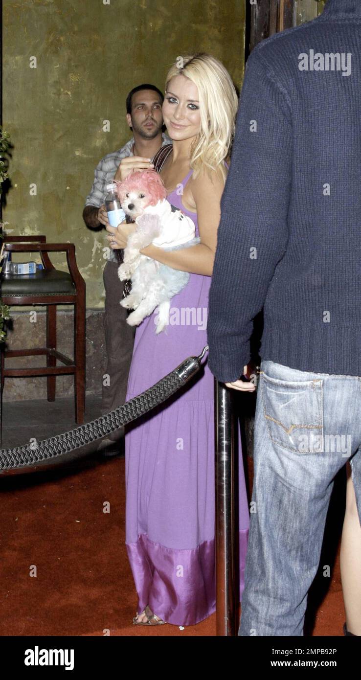 Danity Kane member Aubrey O #39 Day leaves an event at the Green Door with Danity Kane member Aubrey O #39 Day leaves an event at the Green Door with