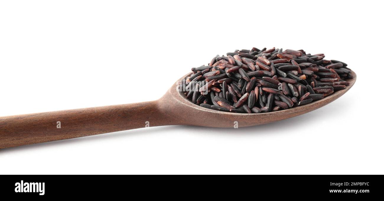 Brown rice in spoon hi-res stock photography and images - Alamy