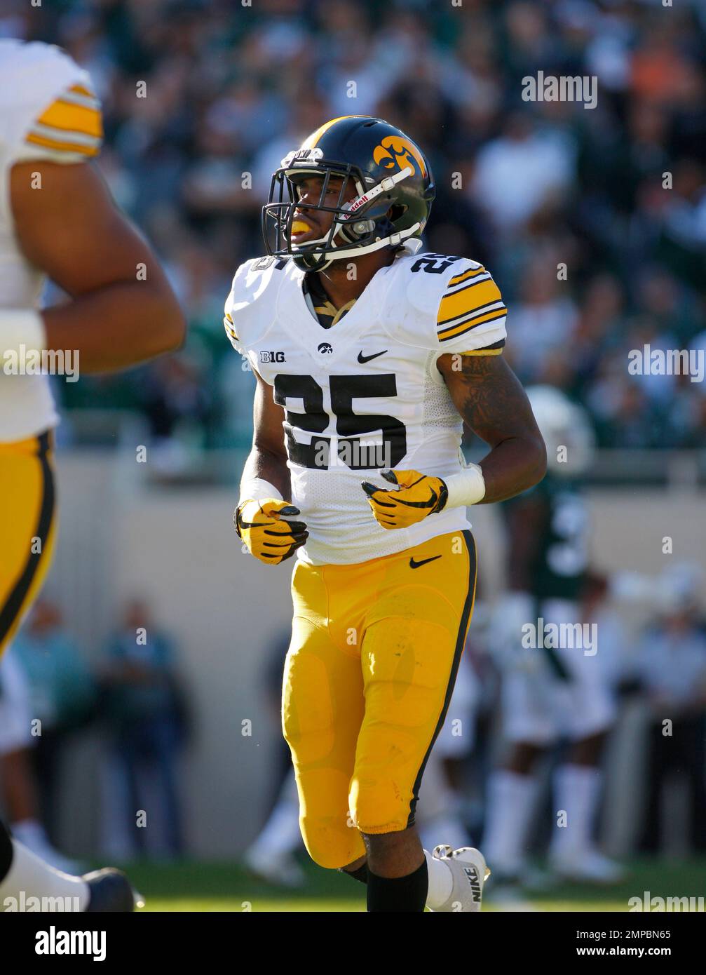 Iowa running back Akrum Wadley is shown during an NCAA college football