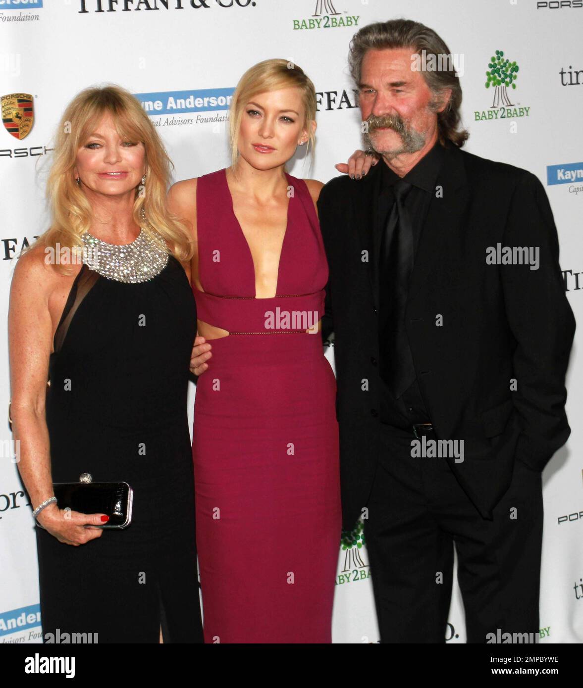 Goldie Hawn, Kate Hudson, and Kurt Russell at the 2014 Baby2Baby Gala