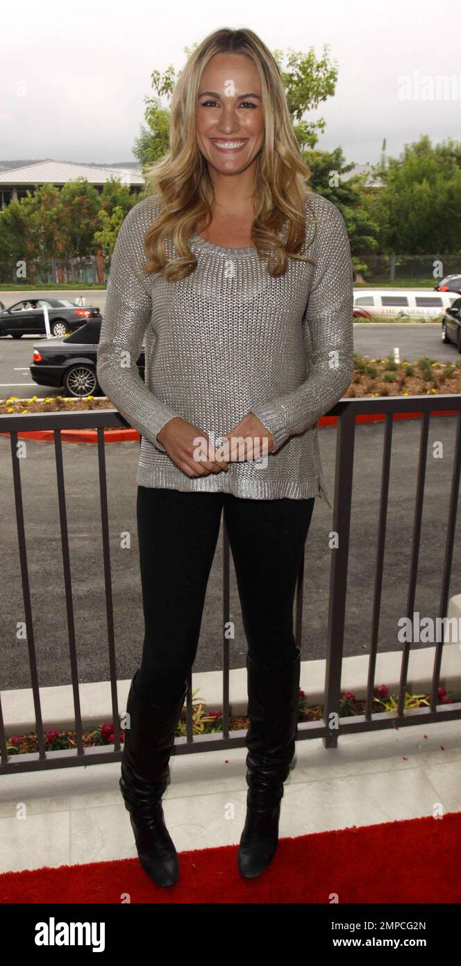 Ashlan Gorse arriving at The Barkley Pet Hotel & Spa Celebrity Sneak