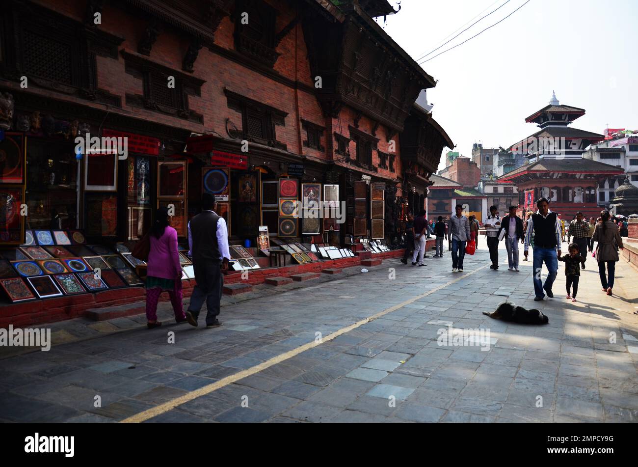 Life and lifestyle of nepali people walking travel visit ancient