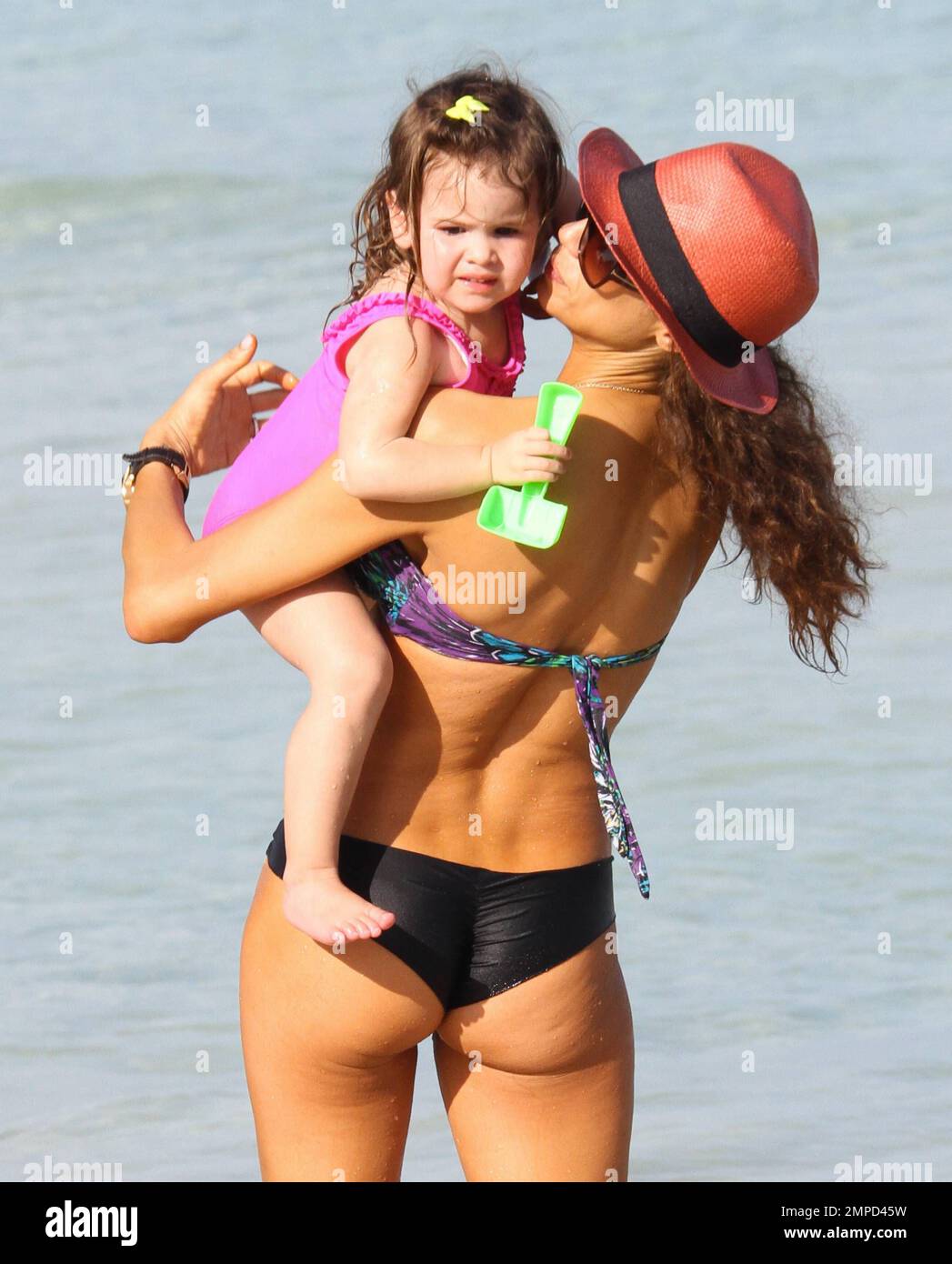 Boris and Sharlely Becker spend a family day at the beach with sons ...