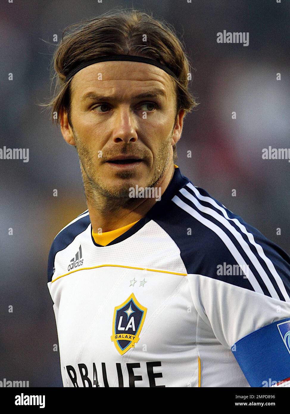 David Beckham leads the LA Galaxy to a 2-2 tie versus the