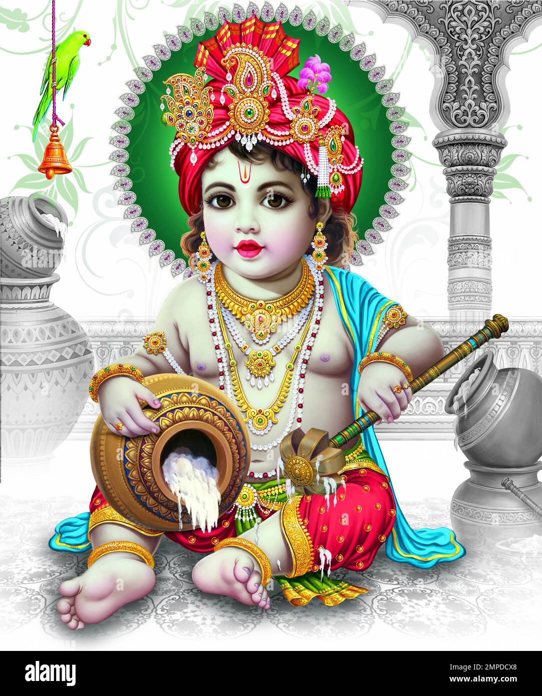 , Home Decor, Wall Decor, Digital Poster, Digital Painting Stock Photo