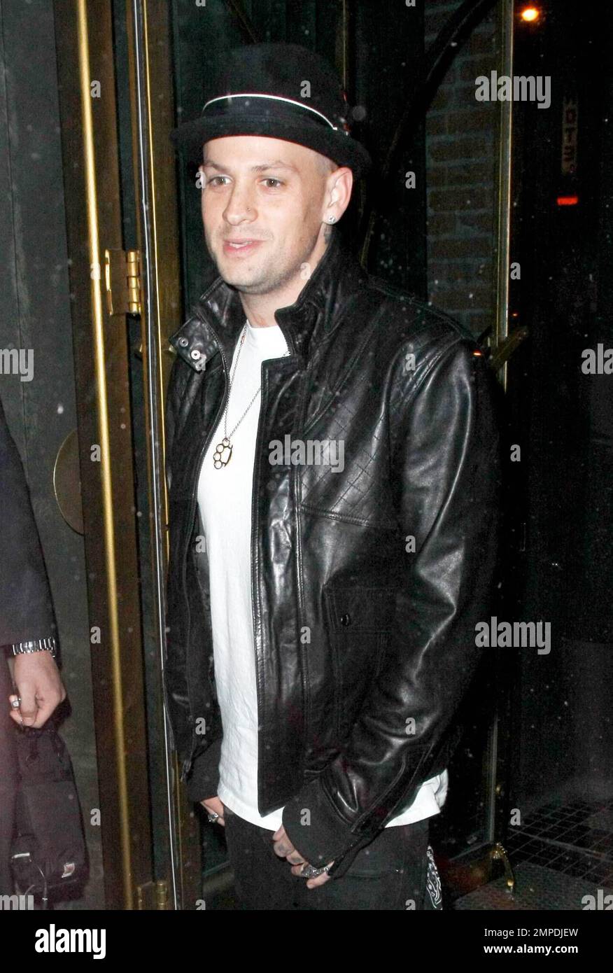 Benji Madden heads out for a night at Bar Deluxe. Benji seemed to be