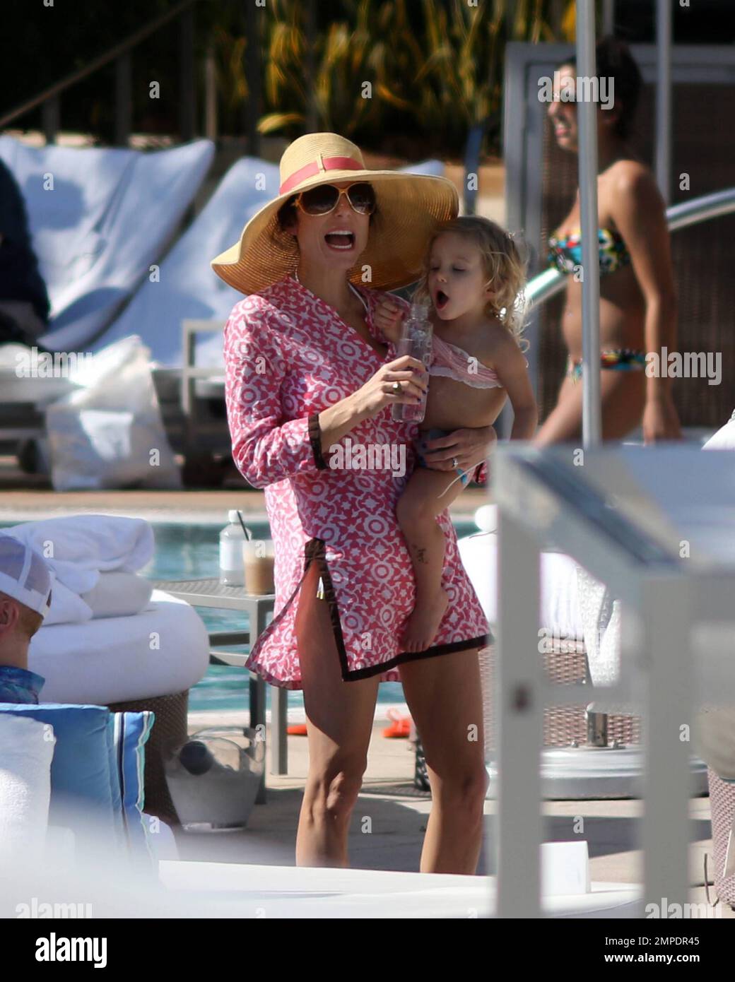 Frankel Pool Bethenny Frankel was seen spending the day poolside in Miami Beach with ...