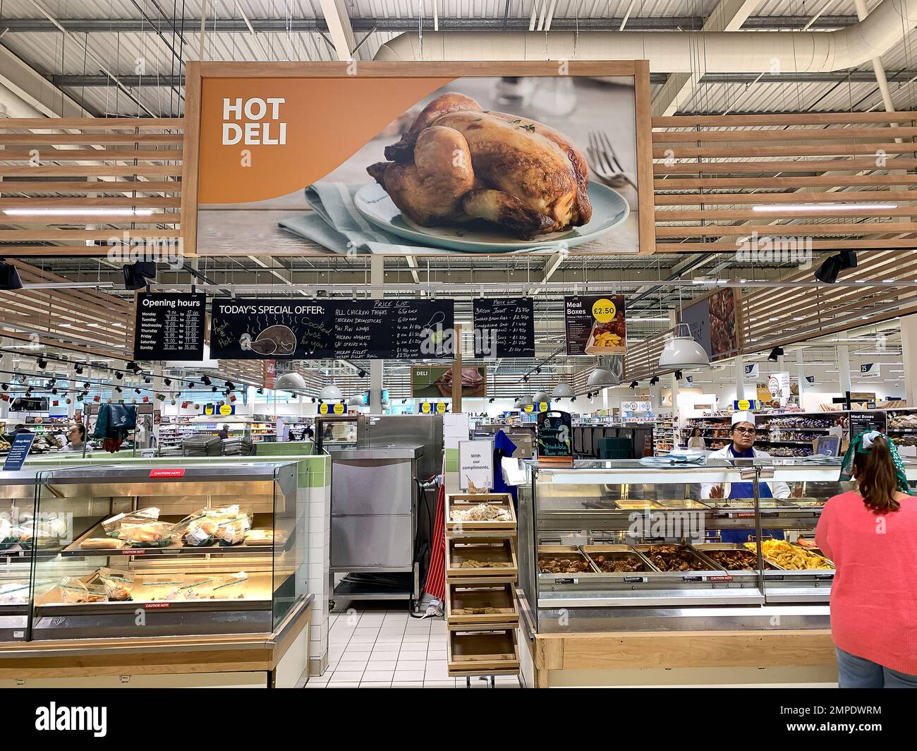 Tesco food counter hires stock photography and images Alamy