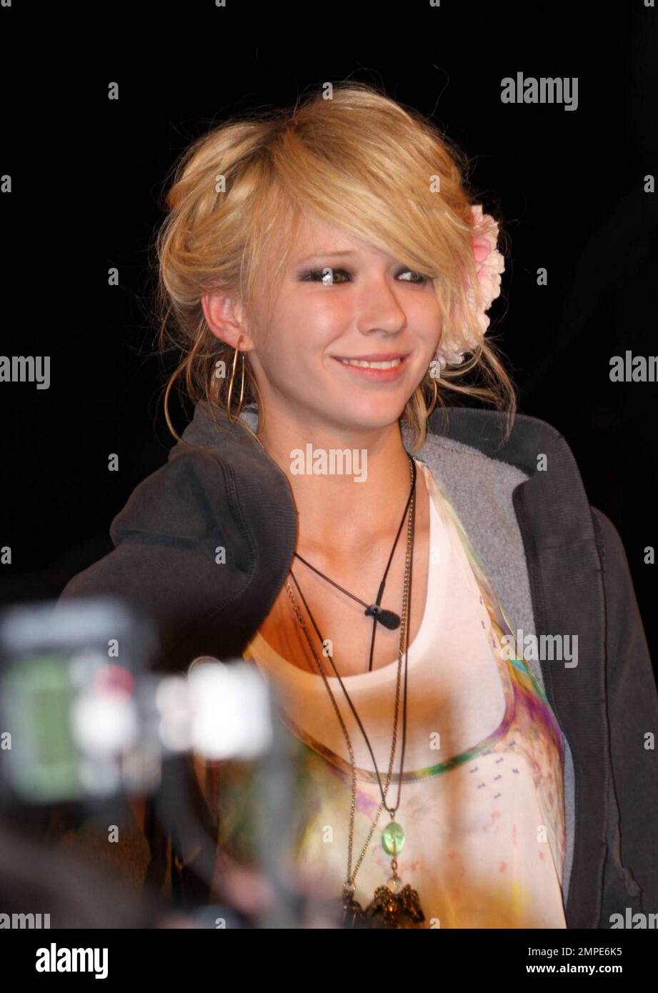 Ekaterina Ivanova at the unveiling of the cast of Channel 4's Celebrity Big Brother 2010 in London, UK. 1/3/10. Stock Photo